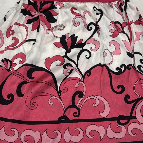 Bebe Pink and Black Silk Halter Top NWOT - Picture 5 of 7